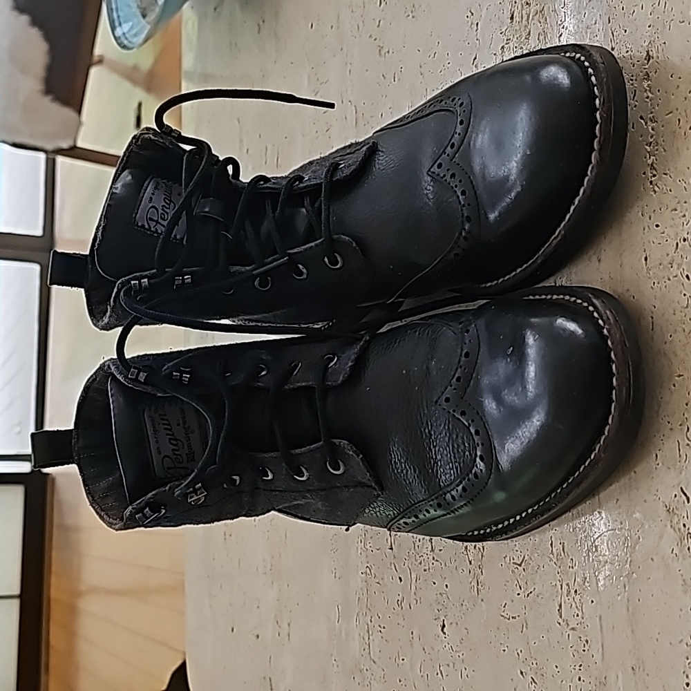 Original Penguin wingtip chelsea boots